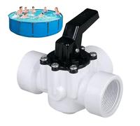 Générique Valve à 3 Voies, vanne à 3 Voies | Assemblage du Anti-Retour de la Piscine - Assemblage de à 3 à 3 pour la Maison, Le Plein air, Le Jardin, la Cour, la Cour arrière