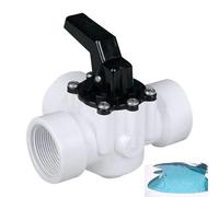 Générique Valve à Contre-Rupture, soupape de divertisseur, Assemblage du Anti-Retour de la Piscine, Spa Water Tube Remplacement à 3 Voies avec poignée pour extérieur, Jardin, Cour, arrière-Cour
