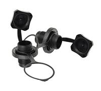 Générique Valve Gonflable Universel Embout Air Démontable Bateau Canoë Pool Raft Plug Vissé Caoutchouc Convient à Sortie Aquatique Mobilité Piscine, 2 Pack