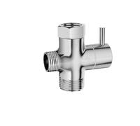 Générique Vanne de dérivation pomme douche G1/2 ", bras en laiton massif, vanne for à main et pulvérisation fixe 20mm(Water valve-A4)
