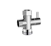 Générique Vanne de dérivation pomme douche G1/2 ", bras en laiton massif, vanne for à main et pulvérisation fixe 20mm(Water valve-A3)