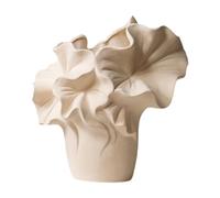 Générique Vase à Fleurs En Céramique, Centre de Table Décoratif, Pot de Fleurs à Motifs, Support Artistique, Idéal pour Un Bureau Ou Une étagère, Style F