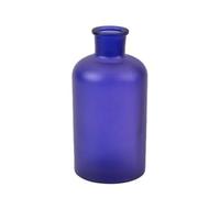Générique - Vase Bouteille Verre 8.3X16CM 500ML Bleu Roi