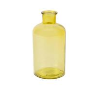 Générique - Vase Bouteille Verre 8.3X16CM 500ML Jaune
