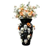 Générique Vase Crâne Contenant Gothique Effrayant en Résine
