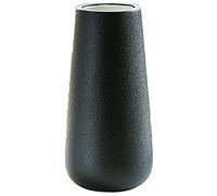 Générique Vase De Bureau en Céramique, Décoration Intérieure | Forme Arrondie Et Robuste, Idéale Pour Une Utilisation Sur Un Bureau, Modèle Noir Grand Et Petit (Black S)