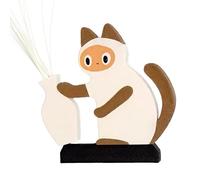 Générique Vase Magnets Fridge - Acrylic Charm for Cute Decor | Pet Refrigerator Decorations with Whisker Collector, Mini Magnetic Vase Accessory, Functional Tool for Dorm Office Kitchen