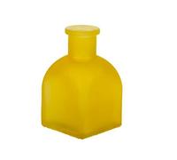 Générique - Vase Verre Lilou 6X11X6CM 190ML Jaune