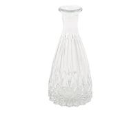 Générique - Vase Verre STRIÉ Vintage 7X15CM Transparent