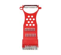 Générique Vegetable Grater, Stainless Steel Slicer, Carrot Potato Peeler | Durable Kitchen Shredder Cutting Tool | Handheld Food Grating Utensil, Cheese Vegetable Shredding Preparation Accessory