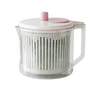 Générique Vegetable Spinner, Salad Dehydrator, A Manual Household Vegetable Salad Spinner, Manual Fruit Washing Bowl Kitchen Utensil | Lettuce Washer Spinners for Home Apartment Camping Picnic