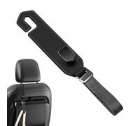 Générique Vehicle Seat Hook - Pu Leather Car Organizer | Zinc Alloy Iron Construction, Space Saving Bag Storage Holder for Hat, Handbag, Umbrella, Fits Truck and Suv for Road Trip