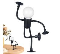 Générique Veilleuse Amusante - Décor De Chambre À Ventouse Sur Piles | Veilleuse Chambre Lumière de Nuit Lampe de Table,Déco Salle de Bain Bureau Fête Anniversaire Noël