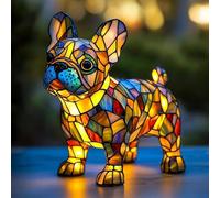 Générique Veilleuse Art Série Chien, Chihuahua, Schnauzer, Bouledogue français, Boxeur, Carlin, Beagle, poméranie, Basset Hound, lampe de table LED à thème chien mignon (E)