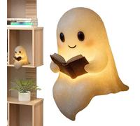 Générique Veilleuse De Nuit Fantôme | Lampe Fantôme Lumineuse d'Halloween | Éclairage LED Design De Livre Pour Lecture Idéal Pour Pièce Chambre Bureau Cuisine Cheminée Ferme Vacances Maison