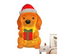 Générique Veilleuse Pour,Figurines LED Chien Petites - Lampe de Nuit Chien pour Décor de Noël - pour Decoration Interieure Chambre Salon Chevet Bureau Etagere Entree Chambre d Enfant Fete Hiver