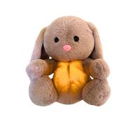 Générique Veilleuse qui respire au même rythme qu'un humain, avec lumière intégrée et musique pour apaiser les enfants + 11 explorations sensorielles (lapin)