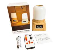 Générique Veilleuse Rouge Lampe LED rechargeable 670nm avec télécommande | Lampe de Nuit Portable pour Chambre Pour le sommeil, à la maison, table de nuit, chambre d', dortoir