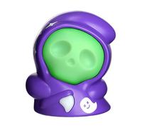 Générique Veilleuse | Veilleuse Fantôme Rechargeable Jouet - Décoration de Lampe Voiture Portable avec Roues à Friction pour Chevet Salle de Bains Couloir Noël Mur Bureau Chambre