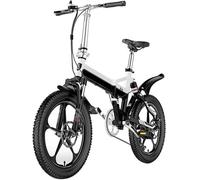 Générique Vélo Pliant Portable 20 Pouces avec Suspension for Hommes Et Femmes Âgés, Étudiants, Adultes, 7 Vitesses, Vélo(B)