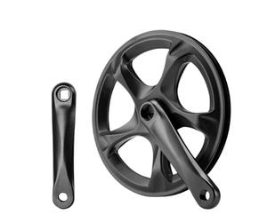 Générique Vélo Universel 52T, Plateau Unique 152mm, pédalier for vélo Pliant City Fat e-Bike à 6/7/8 Vitesses