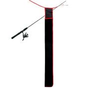 Générique Velvet Fishing Rod Cover - Protective Wrap Sleeve, Thick Material Sturdy Build, Soft Design Gentle Grip, Fishing Gear Accessory, Rod Protector for Pond Lake Boat Kayak Outdoor Deck Casting