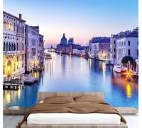 Générique Venise La Cité Des Eaux Papier Peint 350 x 256 cm (B x H) 3D Lac Mural Poster Murale Intissé pour Chambre Salon Restaurant Personnalisé Décoration Personnalisé Décoration Murale W-788