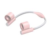 Générique Ventilador de Cuello Portátil - Personal Manos Libres | 2400mAh 3 Velocidades con Ajuste 90°, Ventilador Vestible para Viajes, Frescor para Oficina, Accesorio Deportes y Senderismo