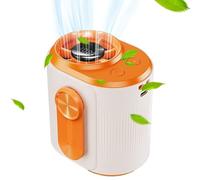 Générique Ventilateur À Clip Pour La Taille,Ventilateur Portable Silencieux à Courroie | Grande Puissance d'Air Vitesses Réglables Rechargeable USB pour Sport Plein Air Plage Chaleur