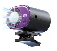 Générique Ventilateur à fixer sur la grille d'aération - Rechargeable, 199 niveaux, rotation à 360°,Mini ventilateur à pince | Été, Plage, Festival, Randonnée, Pêche, Courses