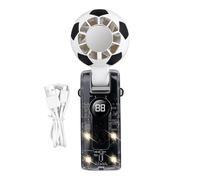 Générique Ventilateur à main,Forme de football | Ventilateur à main compact,Pour Spectateurs, Randonneurs, Amateurs, Stades, Concerts, Piqueniques, Backpacking,
