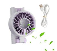 Générique Ventilateur à Main Portable | Mini Ventilateur à Clipser - de Voyage 5 Vitesses | Pour Maison Bureau Sport Extérieur