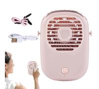 Générique Ventilateur À Main, Rechargeable 3 Vitesses Silencieux À Main, Petit Ventilateur USB Rafraîchissant, Pour Extérieur Maison Sports Road Trip Pêche Hommes Femmes
