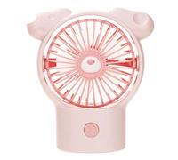 Générique Ventilateur à Main, Trois vitesses rechargeable silencieux, Petit Ventilateur De Bureau Pour Rafraîchissement Personnel, Camping pêche plage vacances