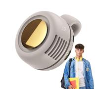 Générique Ventilateur À Pince Miniature, Ventilateur Sans Pales Portatif Avec Pince, Ventilation Silencieuse Rotation 360° Sur Batterie pour Cou Ceinture Randonnée Camping