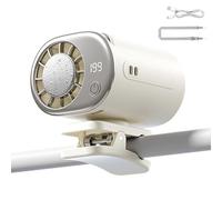 Générique Ventilateur À Pince Nomade | Écran LCD Rechargeable Avec Réglages - Rechargeable, À Fixation Par Pince | Pour Festivals, Pique-Nique, Randonnée, Camping, Plage, Transports En Commun