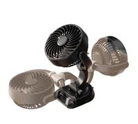 Générique Ventilateur Auto - Rotation 160° et Refroidissement Auto | Ventilateur Bureau Rafraîchissant,Conducteurs Voyageurs Camions SUV Camping-Cars Camping Maison Chambre Bureau Gym