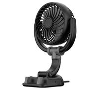 Générique Ventilateur Auto - Rotation 160° et Refroidissement Auto | Ventilateur Personnel Extérieur - Pour conducteurs, voyageurs, SUV, camions, camping-cars, bureau, chambre, gym, voyage, camping