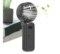 Générique Ventilateur avec Pince | 5 Vitesses À Main Rechargeable | Mini Ventilateur sur Pince à Batterie - pour Chambre Bureau École Poussette Voyage Extérieur Camping Pique-nique
