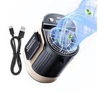 Générique Ventilateur Ceinture - 3600mAh Rechargeable 5 Vitesses À Porter - Ventilateur Personnel Portable Ceinture Chemise - Pour Camping Randonnée Escalade Activités