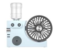 Générique Ventilateur | Circulateur d'Air de Table Rafraîchissant USB Rechargeable - Ventilateur Avec Fonction Brumisation,pour Chambre à Coucher Dortoir Bureau Usage Estival Maison Intérieur Bureau