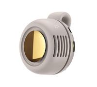Générique Ventilateur Clip - Mini Ventilateur Portable sans Pales à Clip - Rotation 360° 3 Vitesses Sur Batterie - Rafraîchisseur d'Air Portable pour Cou et Taille - Gadget de