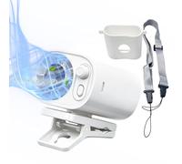 Générique Ventilateur Clip - Outil Rafraîchissant Rechargeable Mini Été 100 Vitesses,Ventilateur Portable à Clip | pour extérieur intérieur voyage maison concert plage bureau gym golf camping lit