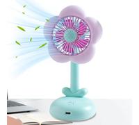 Générique Ventilateur De Bureau Aérateur portable veilleuse