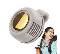 Générique Ventilateur de Bureau Petit avec Pince,Mini Ventilateur Portable sans Pales à Clip | Ventilation Silencieuse Rotation 360° Sur Batterie pour Cou Ceinture Randonnée Camping