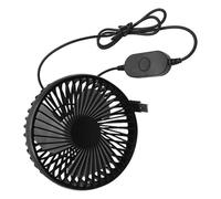 Générique Ventilateur de Bureau USB Portable Silencieux, Air Outlet Type | Option 3 vitesses, fonctionnement silencieux, forte énergie éolienne, entrée 5 V, pour voitures camions et SUV