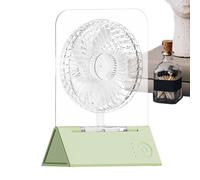 Générique Ventilateur De Bureau USB | Ventilateur de Bureau Personnel,Circulateur d'Air Ajustable pour Rafraîchissement pour Tente, Dortoir, Cuisine, Camping, Maison, Chambre et Voyage