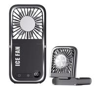 Générique Ventilateur De Bureau | Ventilateur D'Air Frais - Rechargeable Port USB Pliable Support Téléphone pour Dortoir Bureau Atelier Camping