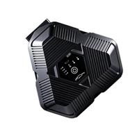 Générique Ventilateur de circulation de cabine de voiture, ventilateur de ventilation de fenêtre à trois conduits avec panneau de commande pour les déplacements quotidiens et les arrêts de repos