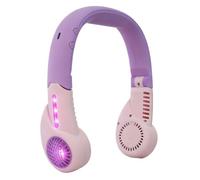 Générique Ventilateur de cou personnel avec lampe LED sans pale portable